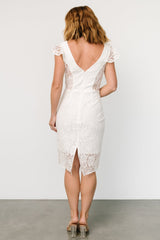Kimber Lace Dress | Off White