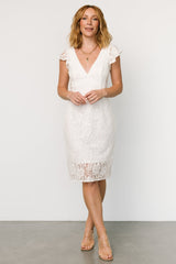 Kimber Lace Dress | Off White