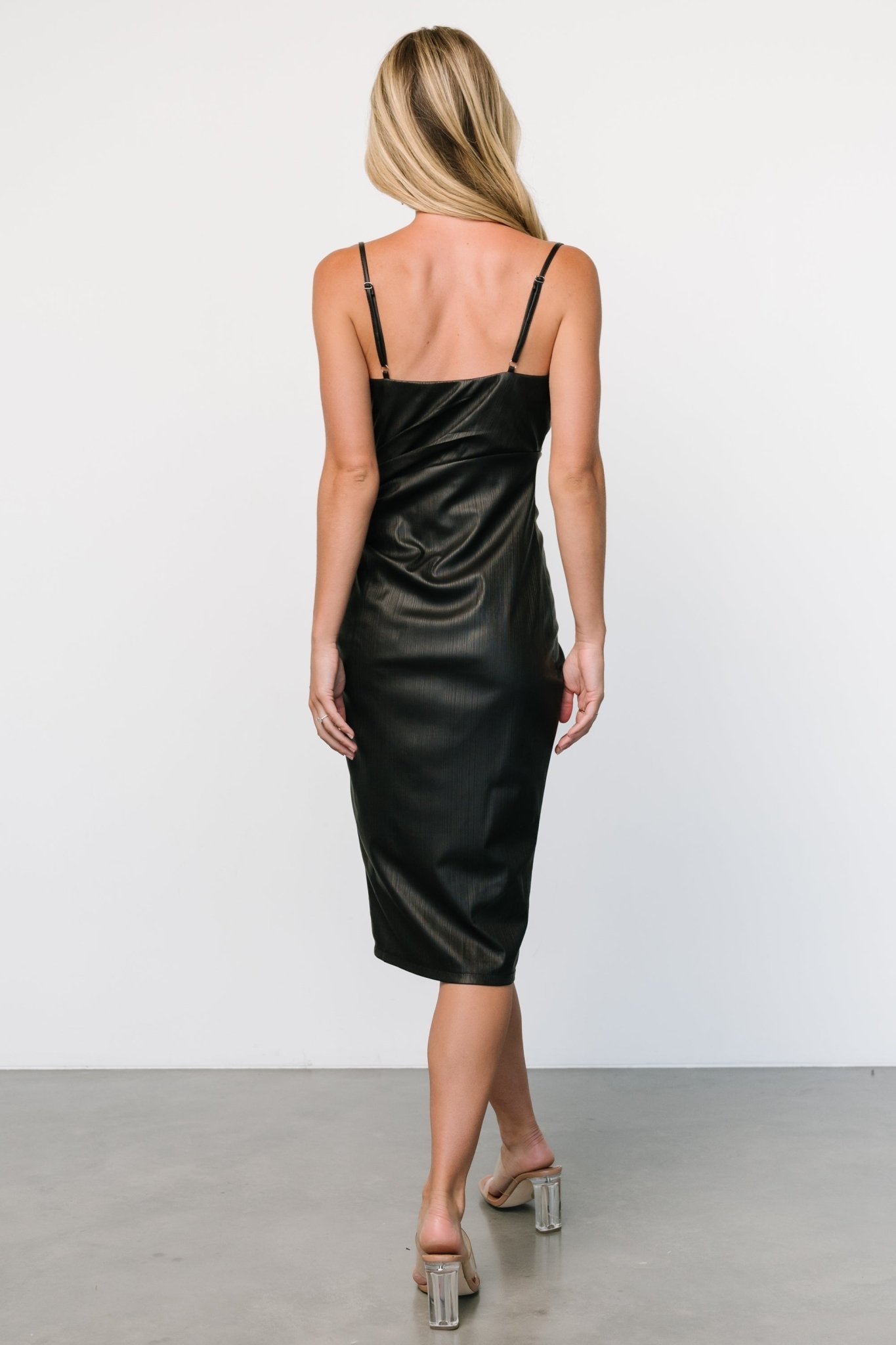 Whitney Midi Dress | Black